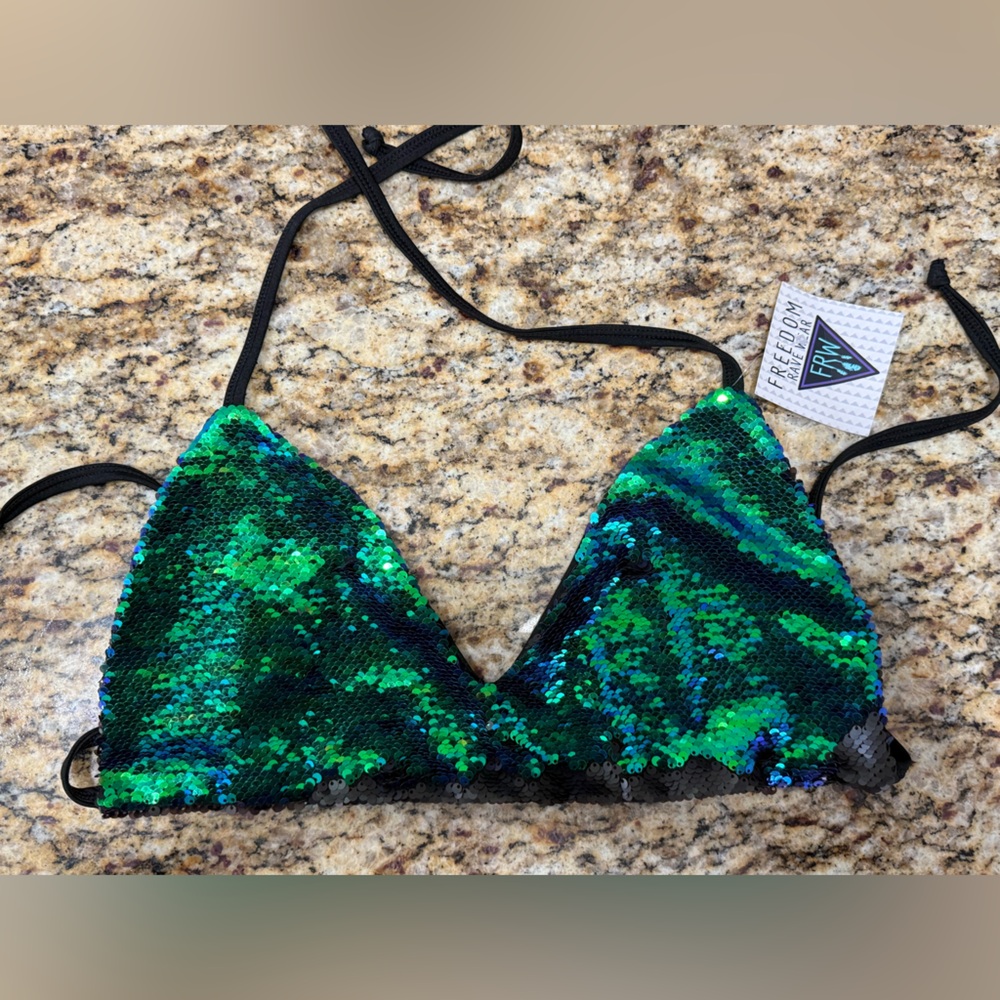 Flip Sequin Mermaid Bralette